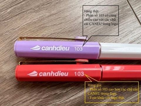 Cảnh báo hàng giả bút Cánh Diều 103