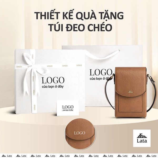 Hộ quà tặng túi đeo chéo nữ Lata HN128