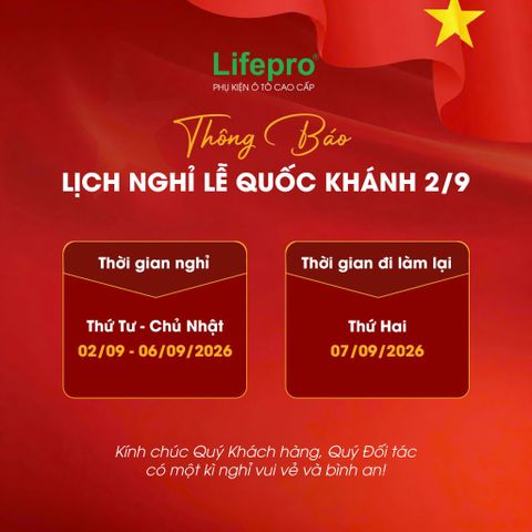 THÔNG BÁO LỊCH NGHỈ LỄ QUỐC KHÁNH 2/9/2026