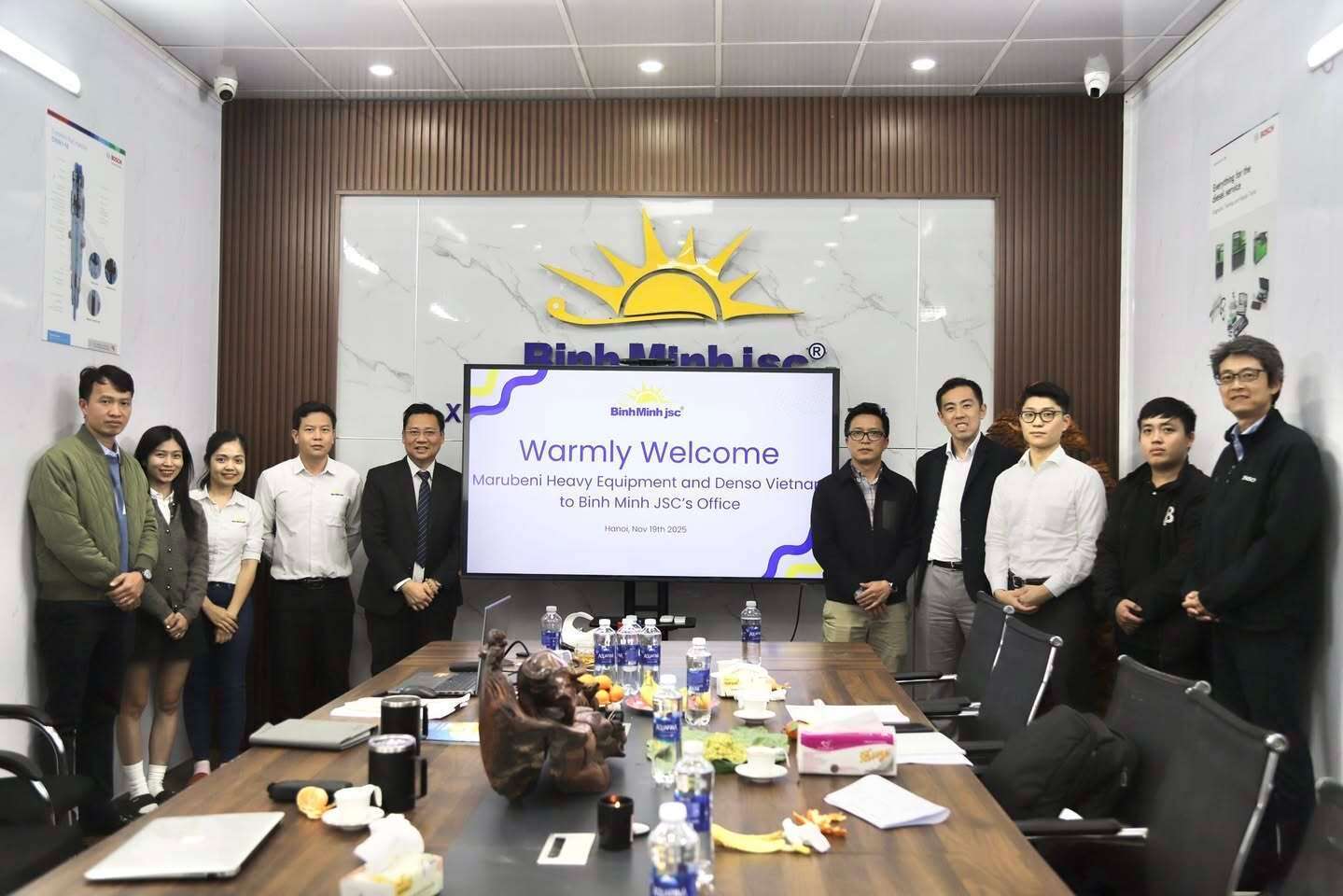 Chào đón Marubeni & Denso đến thăm Bình Minh JSC