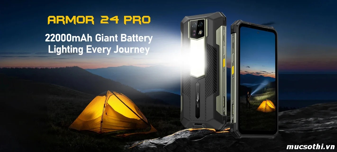 Mục sở thị giới thiệu Ulefone Armor 24 Pro chính hãng GIÁ TỐT + KM hấp dẫn - mucsothi.com.vn