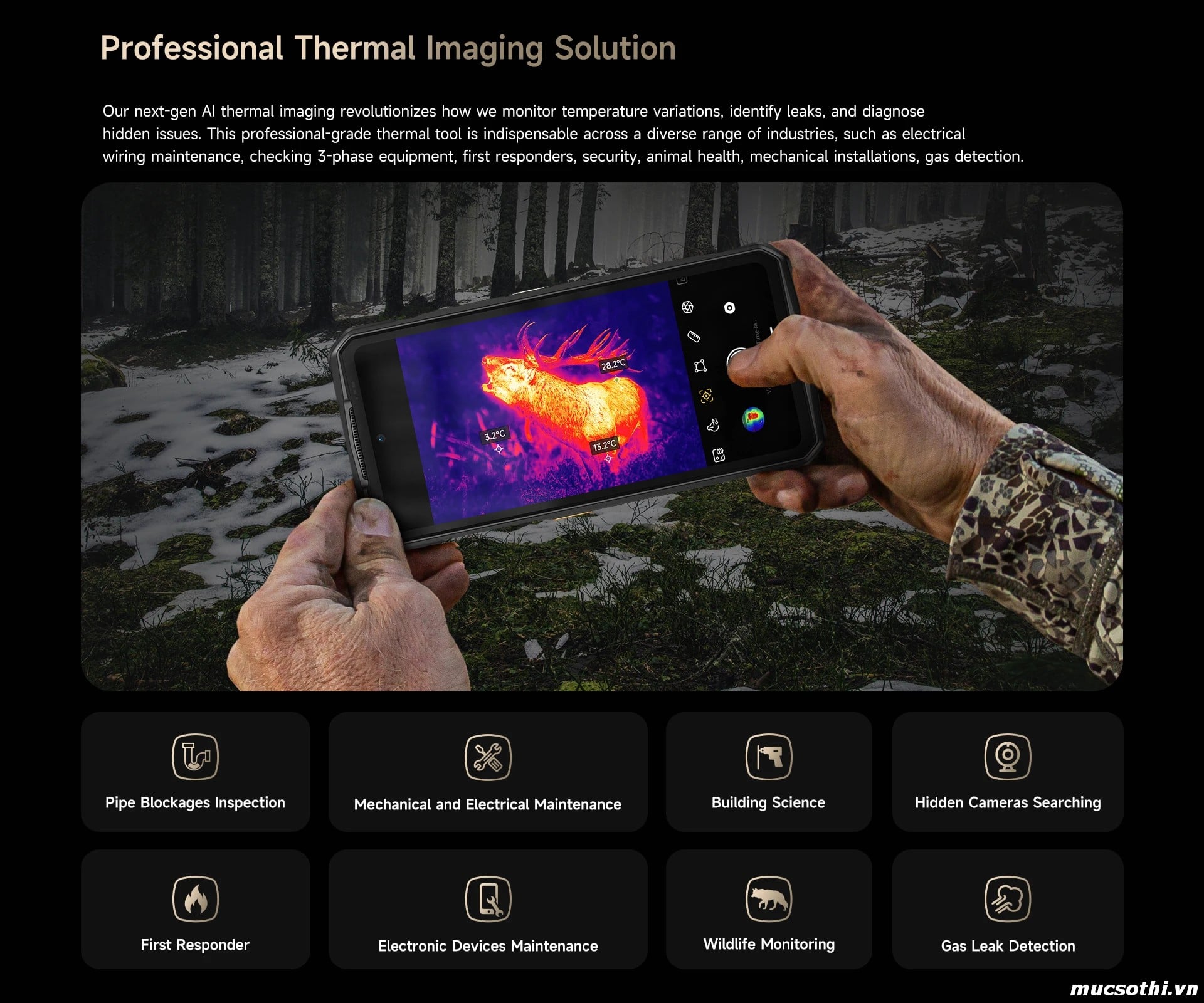 Smartphone Sờ To - Bán lẻ giá sỉ online giá tốt điện thoại Ulefone Armor 29Pro Thermal 5G chính hãng - 09175.09195