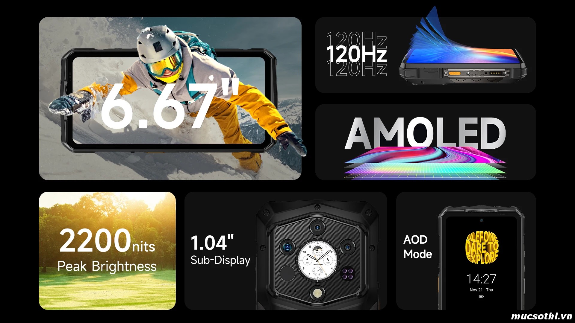 Smartphone Sờ To - Bán lẻ giá sỉ online giá tốt điện thoại Ulefone Armor 29Pro Thermal 5G chính hãng - 09175.09195