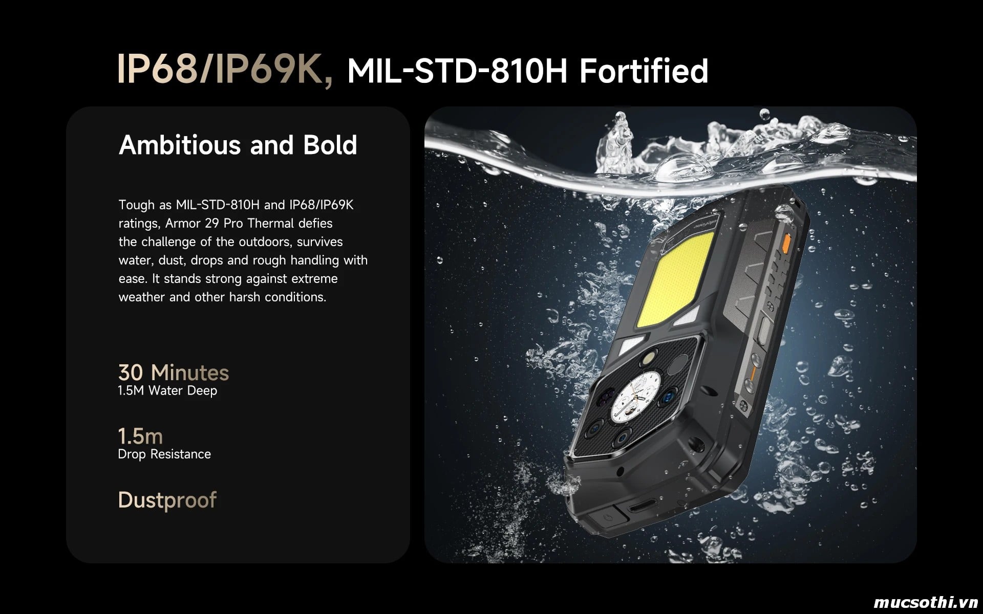 Smartphone Sờ To - Bán lẻ giá sỉ online giá tốt điện thoại Ulefone Armor 29Pro Thermal 5G chính hãng - 09175.09195