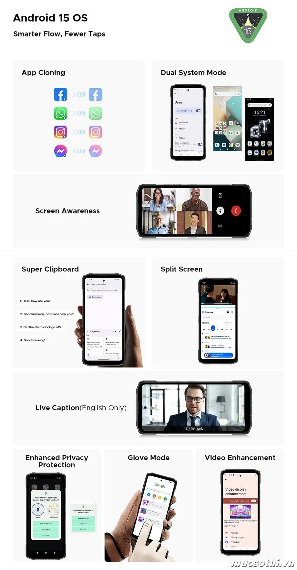 Smartphone Sờ To - Bán lẻ giá sỉ online giá tốt điện thoại Doogee Blade 20 Max chính hãng - 09175.09195