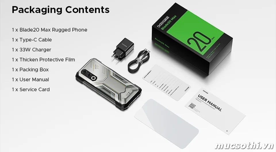 Smartphone Sờ To - Bán lẻ giá sỉ online giá tốt điện thoại Doogee Blade 20 Max chính hãng - 09175.09195