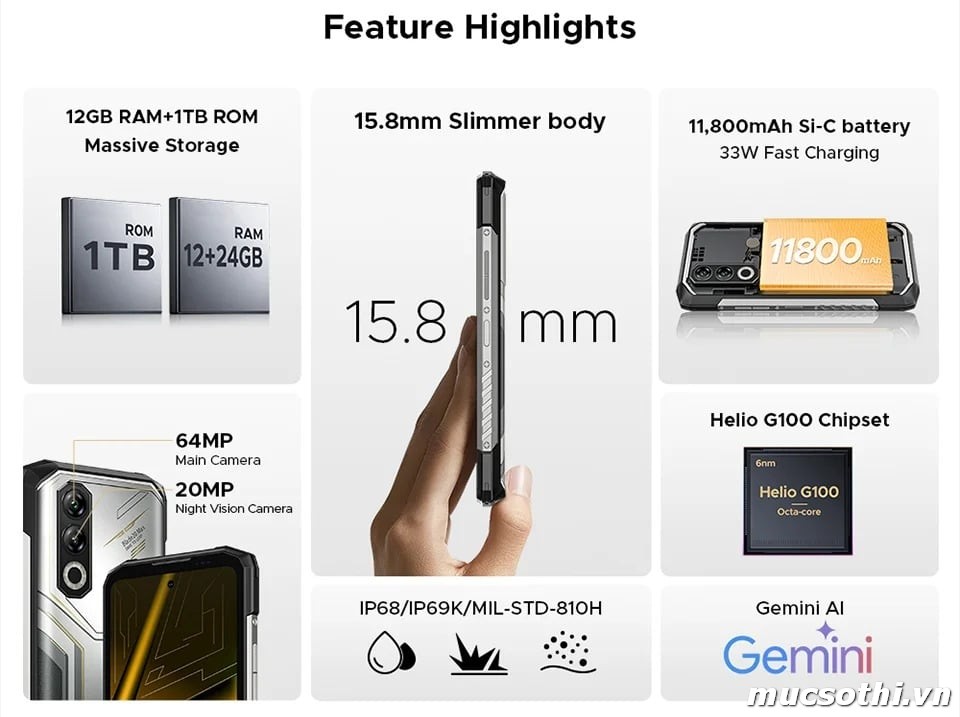 Smartphone Sờ To - Bán lẻ giá sỉ online giá tốt điện thoại Doogee Blade 20 Max chính hãng - 09175.09195