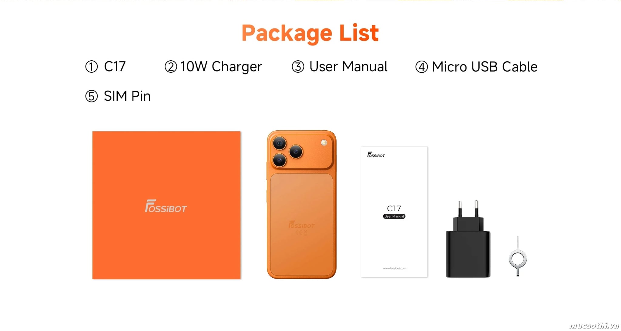 Mục sở thị giới thiệu smartphone Fossibot C17 chính hãng GIÁ TỐT - 09175.09195
