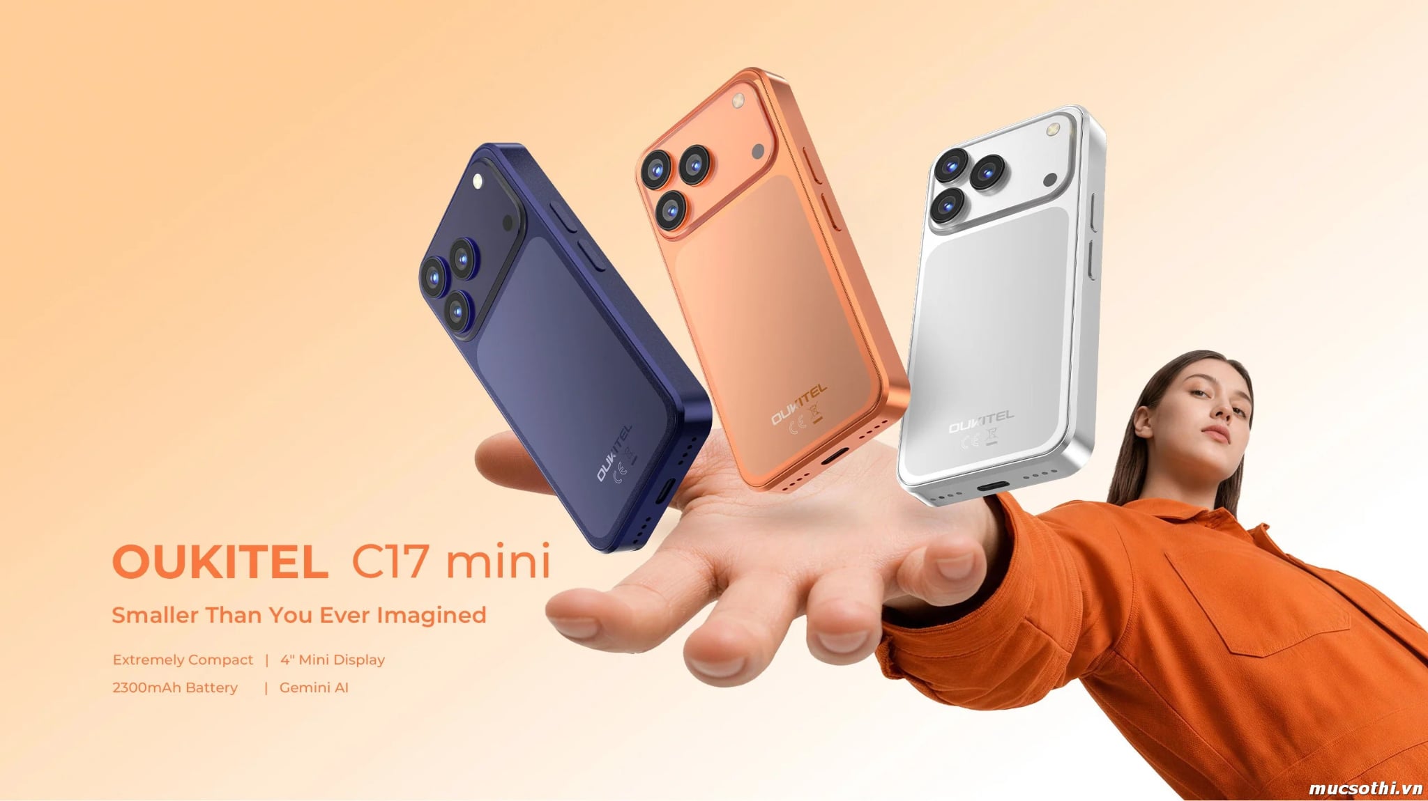 Mục sở thị giới thiệu smartphone mini Oukitel C17 Mini chính hãng GIÁ TỐT - 09175.09195