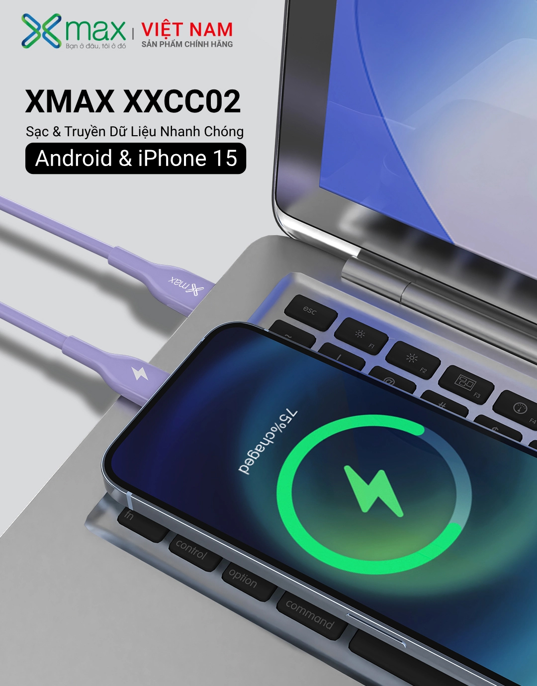 Mục sở thị cáp sạc siêu nhanh 66w Type C-C thương hiệu Xmax có Deal Giá Tốt - Hốt ngay liên hệ 0923.03.03.25