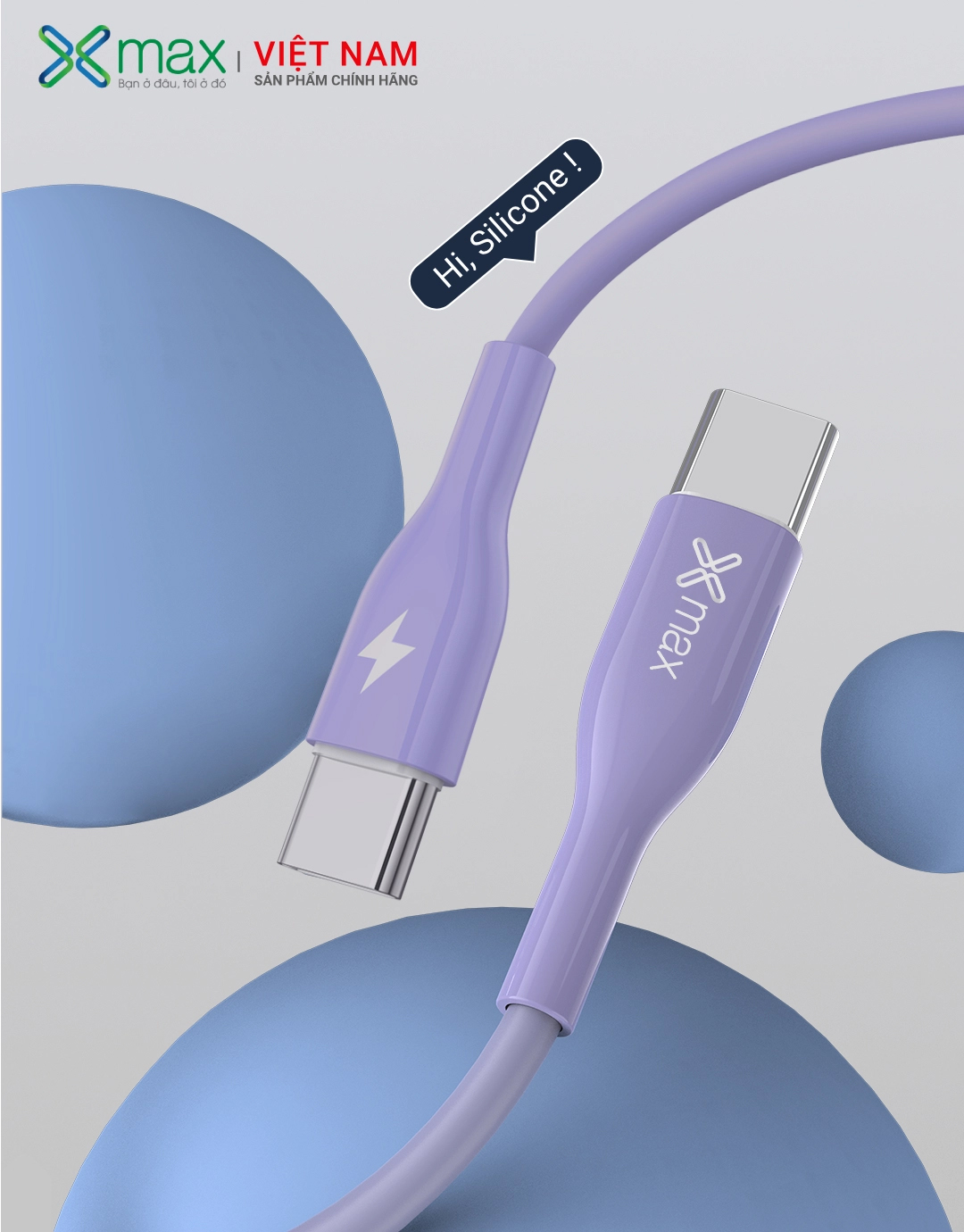 Mục sở thị cáp sạc siêu nhanh 66w Type C-C thương hiệu Xmax có Deal Giá Tốt - Hốt ngay liên hệ 0923.03.03.25