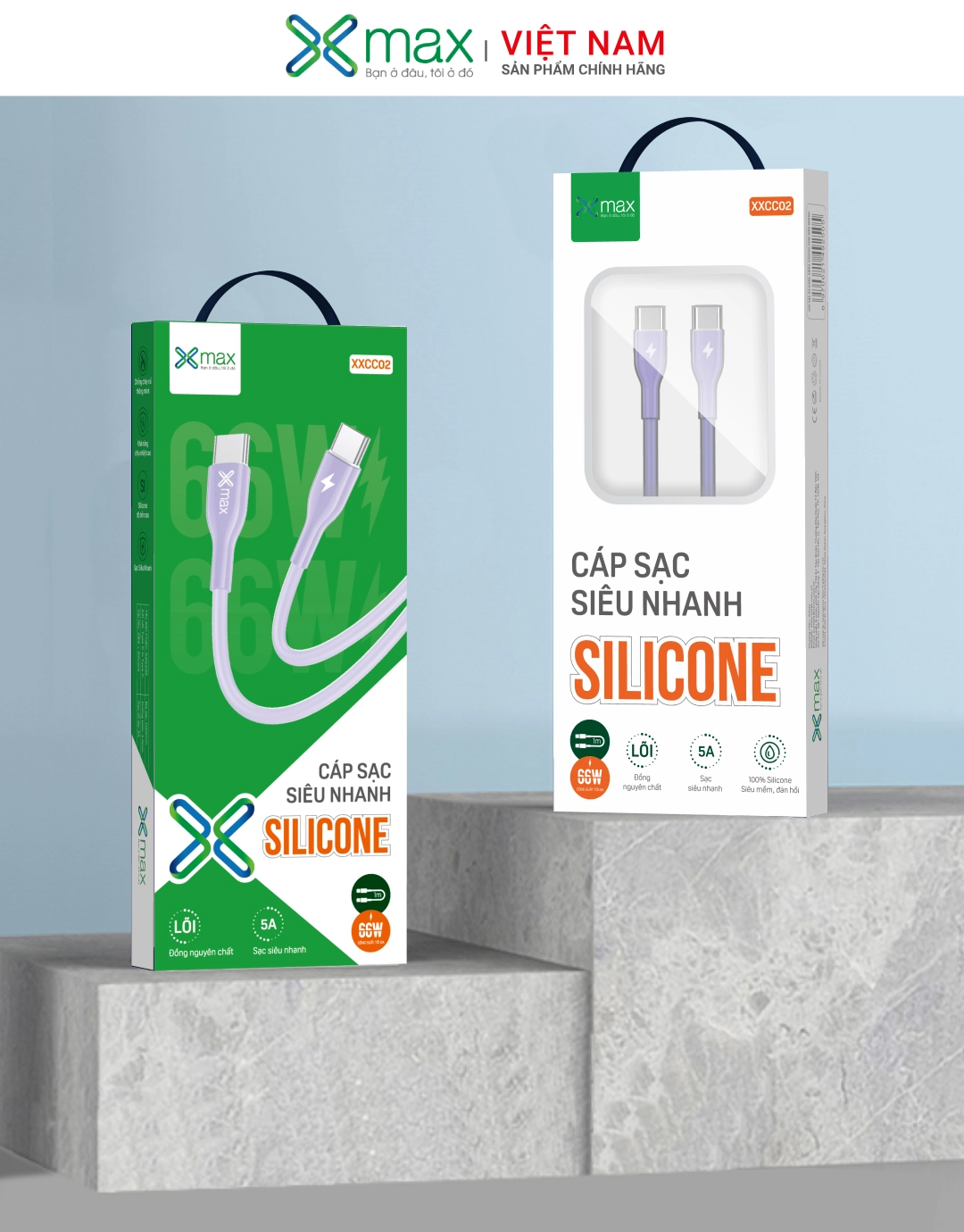 Mục sở thị cáp sạc siêu nhanh 66w Type C-C thương hiệu Xmax có Deal Giá Tốt - Hốt ngay liên hệ 0923.03.03.25