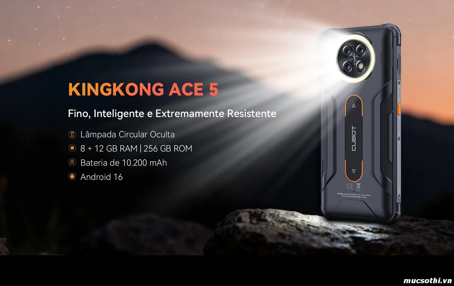 Mục sở thị KingKong ACE 5 chính hãng Cubot đang được bán Giá Tốt + Khuyến mãi hấp dẫn tại Siêu Bền Pin Khủng - 09175.09195