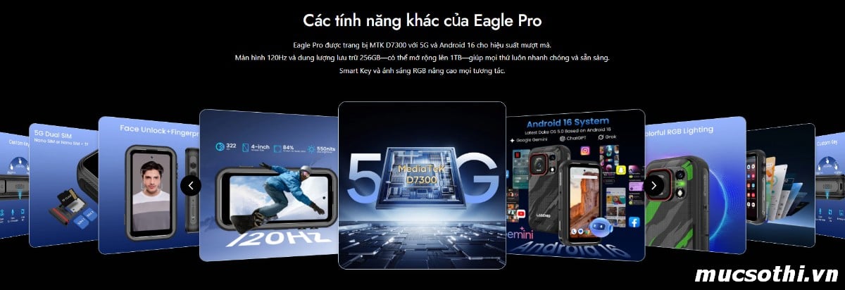 Mục sở thị Eagle Pro Mini chiếc Actioncam kiêm smartphone 5G mini siêu bền của hãng Lagenio đang bán Giá TỐT - 09175.09195