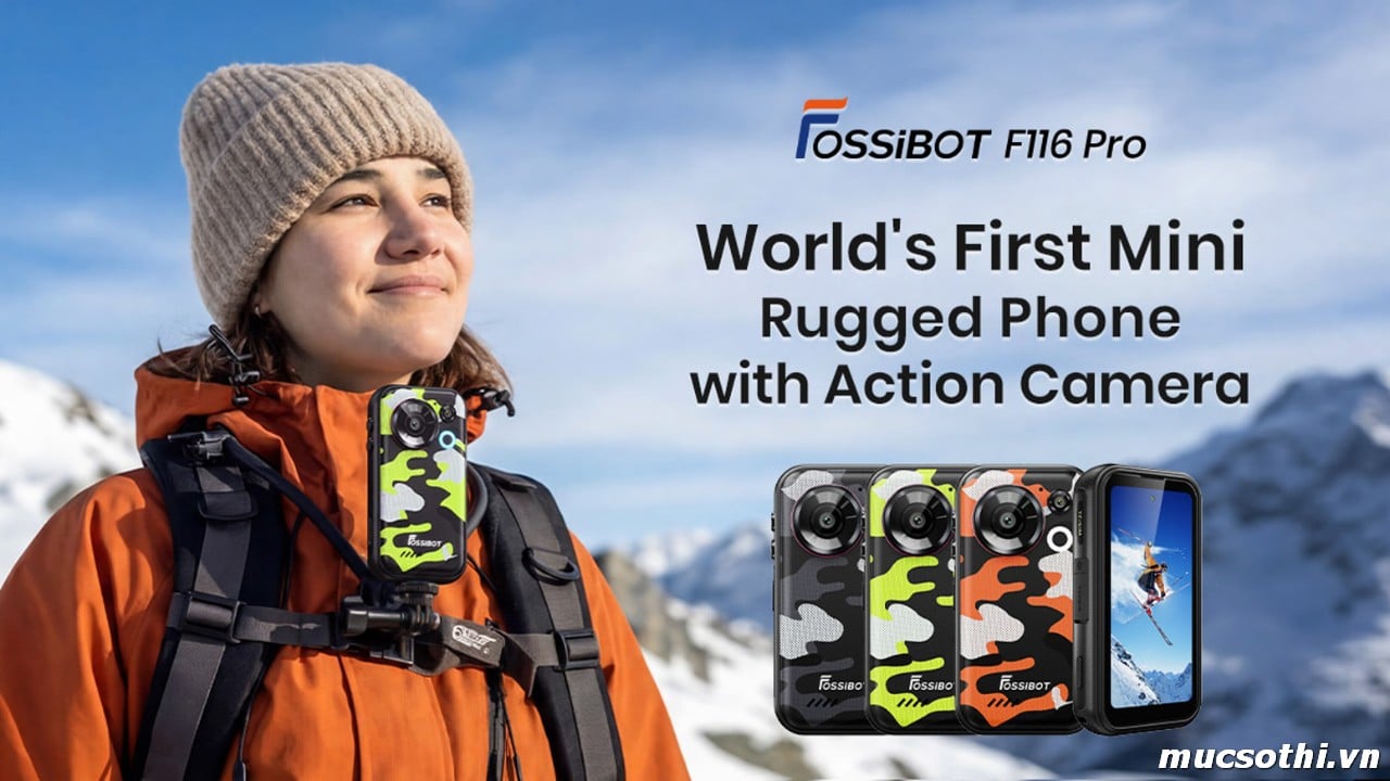 Xuất hiện Fossibot F116 Pro chiếc Action Camera kiêm smartphone 5G siêu bền mini gây SỐT - mucsothi.com.vn