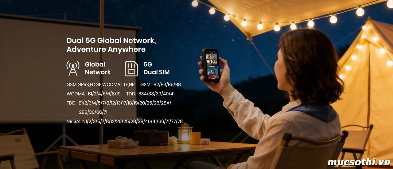 Mục sở thị giới thiệu F106 Pro Mini 5G smartphone kiêm Action Camera siêu bền chính hãng Fossibot GIÁ TỐT - 09175.09195