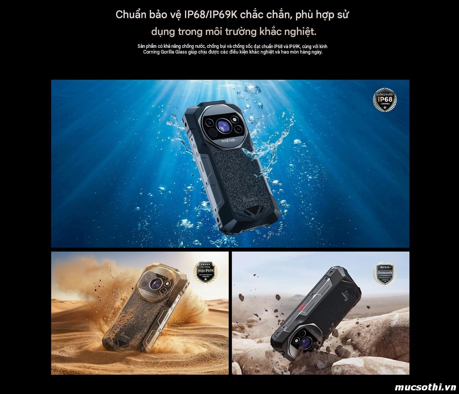 Mục sở thị giới thiệu smartphone Fossibot F115 Ultra pin 20000mAh chính hãng giá tốt - 09175.09195
