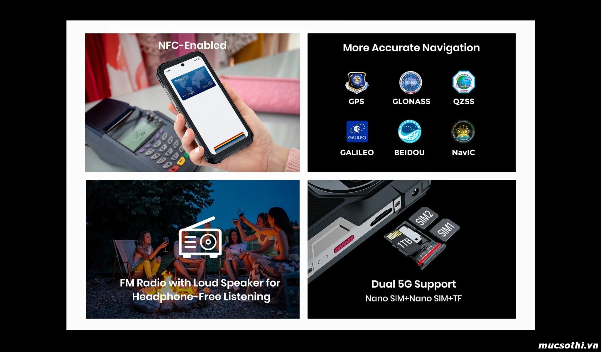 Mục sở thị giới thiệu smartphone Fossibot F115 Ultra pin 20000mAh chính hãng giá tốt - 09175.09195