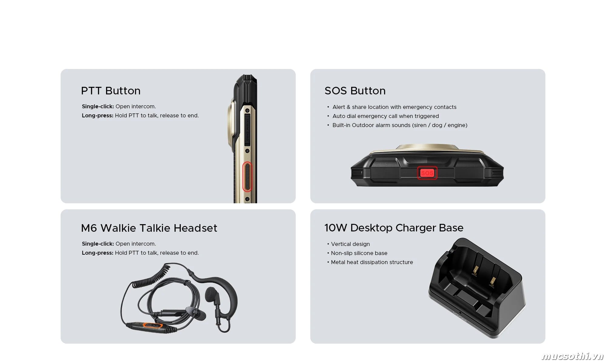 Mục sở thị Fire 7 Ultra 5G chính hãng Doogee đang được bán Giá Tốt + Khuyến mãi hấp dẫn tại Siêu Bền Pin Khủng - 09175.09195