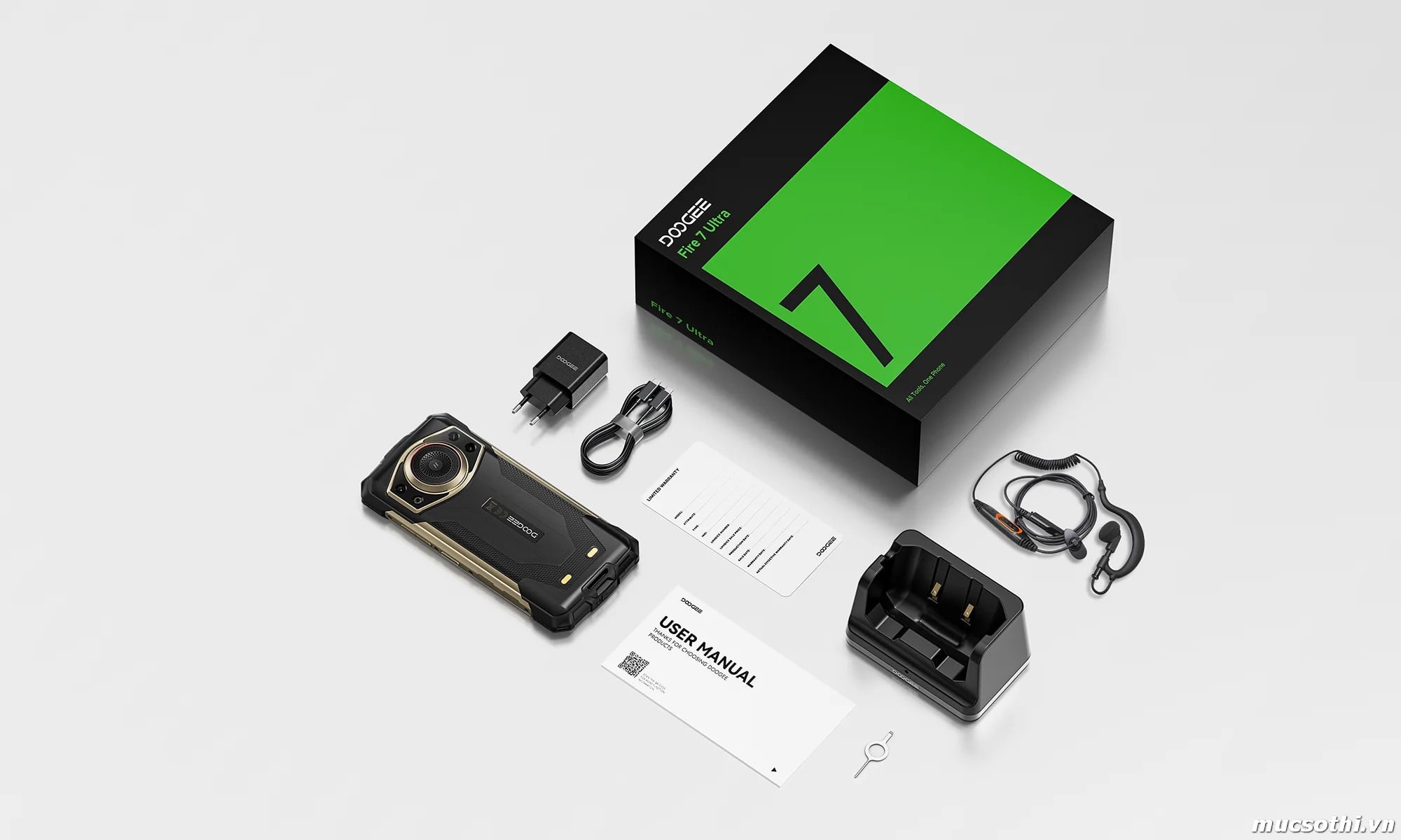 Mục sở thị Fire 7 Ultra 5G chính hãng Doogee đang được bán Giá Tốt + Khuyến mãi hấp dẫn tại Siêu Bền Pin Khủng - 09175.09195