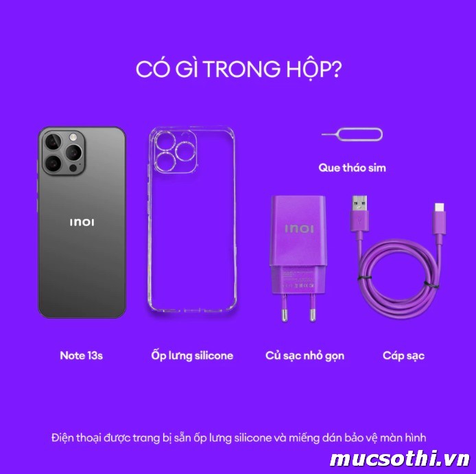 Mục sở thị INOI NOTE 13s chính hãng đang được bán Giá Tốt + Khuyến mãi hấp dẫn tại Siêu Bền Pin Khủng - 09175.09195
