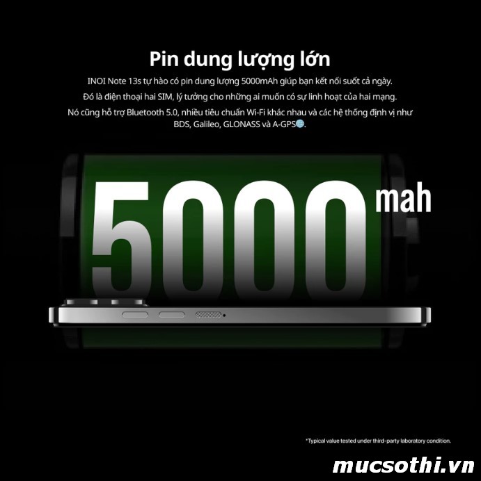 Mục sở thị INOI NOTE 13s chính hãng đang được bán Giá Tốt + Khuyến mãi hấp dẫn tại Siêu Bền Pin Khủng - 09175.09195