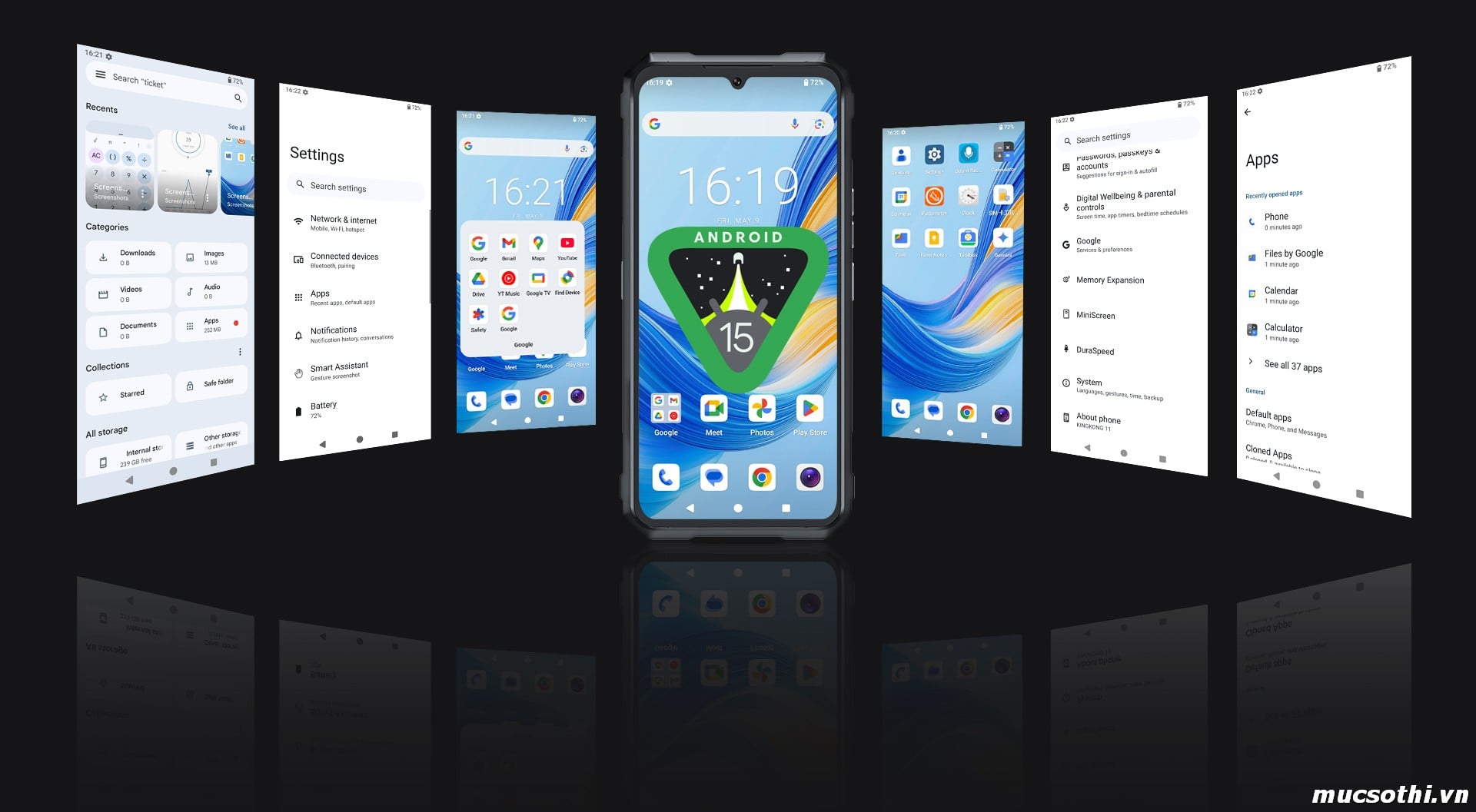 Mục sở thị KingKong 11 smartphone 5G siêu bền pin khủng có 2 màn hình chính hãng Cubot Giá Tốt - 09175.09195