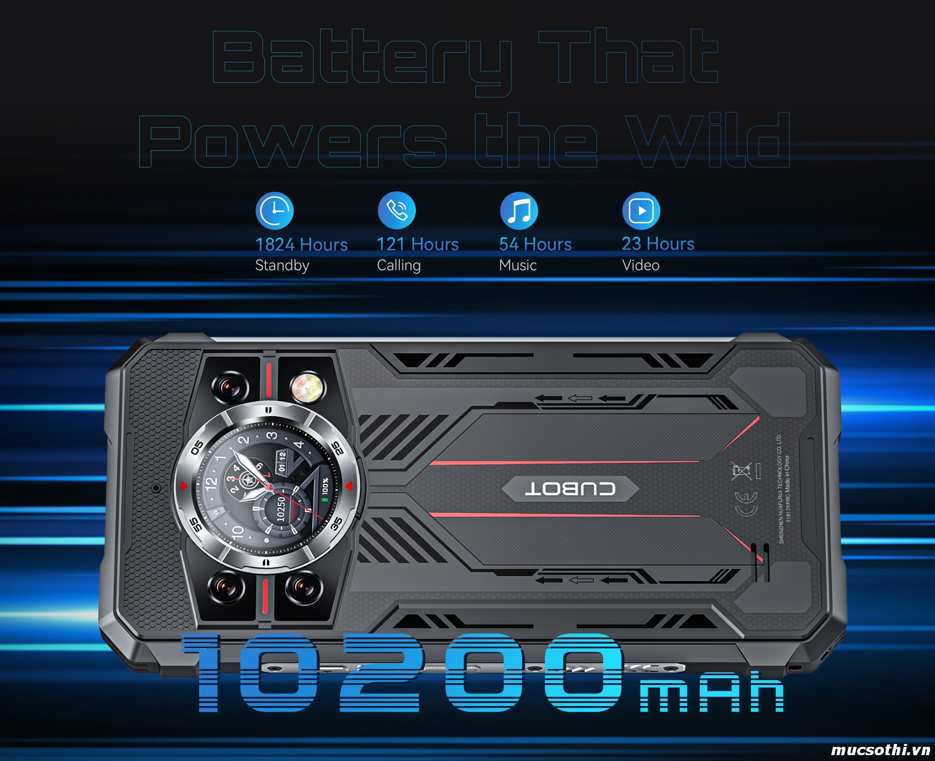 Mục sở thị KingKong 11 smartphone 5G siêu bền pin khủng có 2 màn hình chính hãng Cubot Giá Tốt - 09175.09195