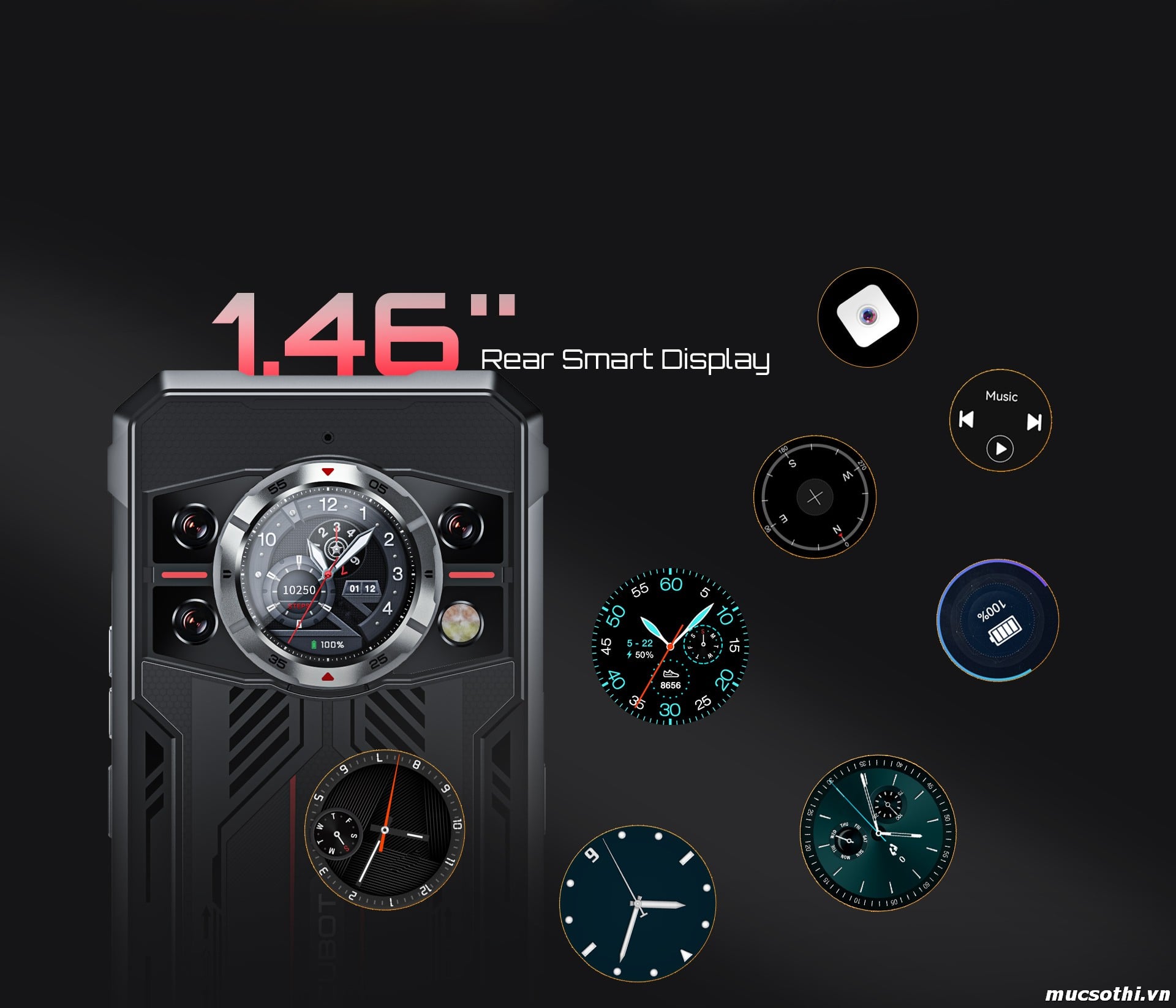 Mục sở thị KingKong 11 smartphone 5G siêu bền pin khủng có 2 màn hình chính hãng Cubot Giá Tốt - 09175.09195