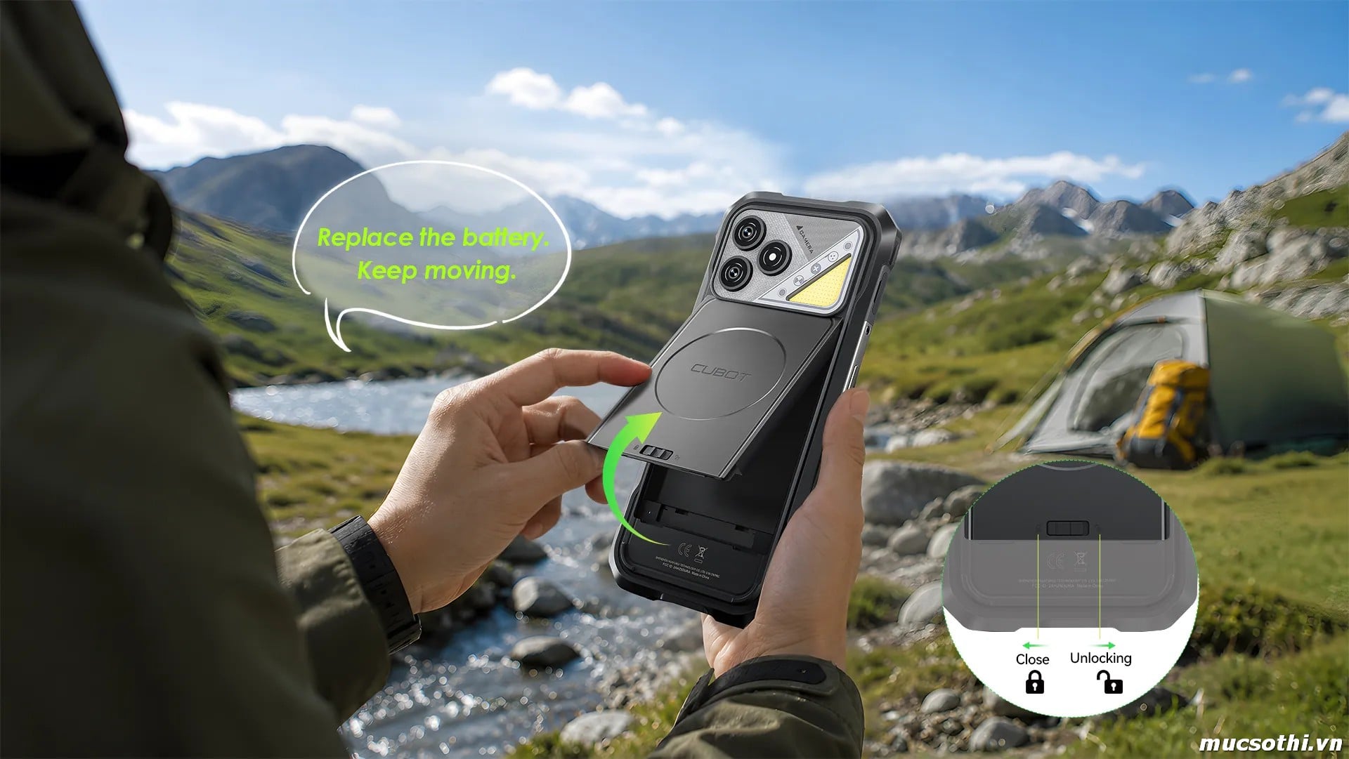 Mục sở thị giới thiệu smartphone siêu bền Cubot KingKong Dura pin khủng mỏng dánh chính hãng GIÁ TỐT - 09175.09195