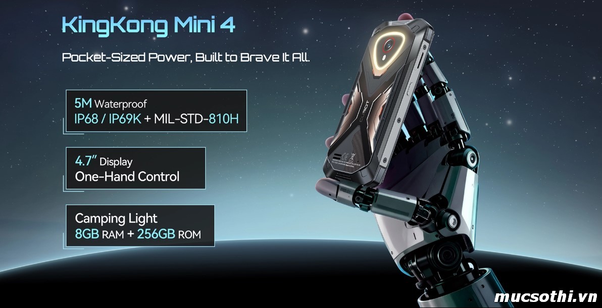 Smartphone Sờ To - Bán lẻ giá sỉ online giá tốt điện thoại Cubot KingKong Mini 4 chính hãng - 09175.09195