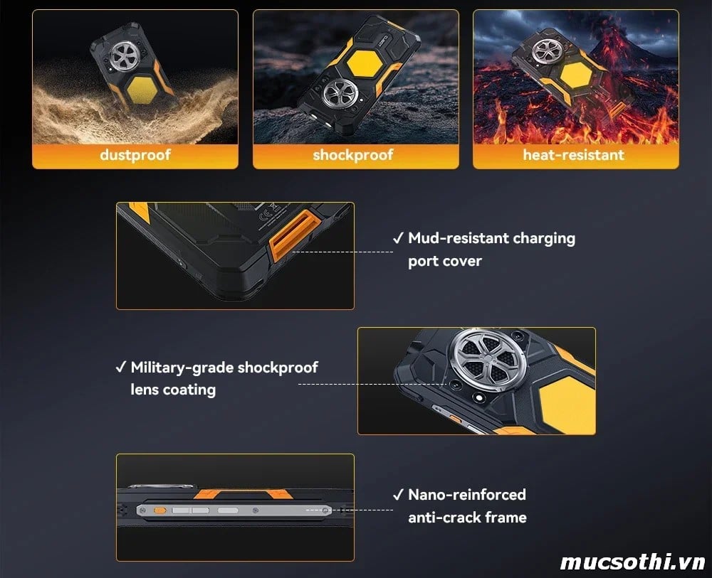 Mục sở thị Cubot KingKong Power 5 chính hãng đang được bán Giá Tốt + Khuyến mãi hấp dẫn tại Siêu Bền Pin Khủng - 09175.09195