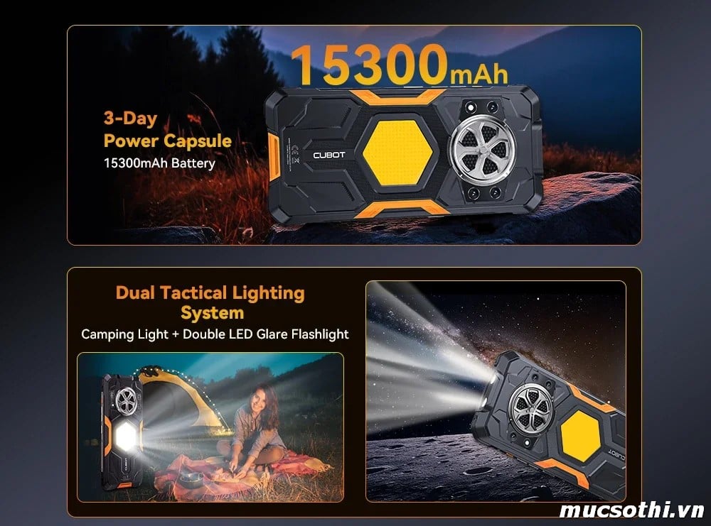 Mục sở thị Cubot KingKong Power 5 chính hãng đang được bán Giá Tốt + Khuyến mãi hấp dẫn tại Siêu Bền Pin Khủng - 09175.09195