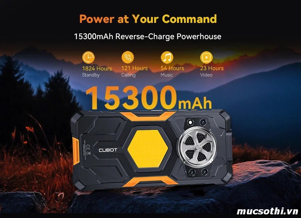 Mục sở thị Cubot KingKong Power 5 chính hãng đang được bán Giá Tốt + Khuyến mãi hấp dẫn tại Siêu Bền Pin Khủng - 09175.09195