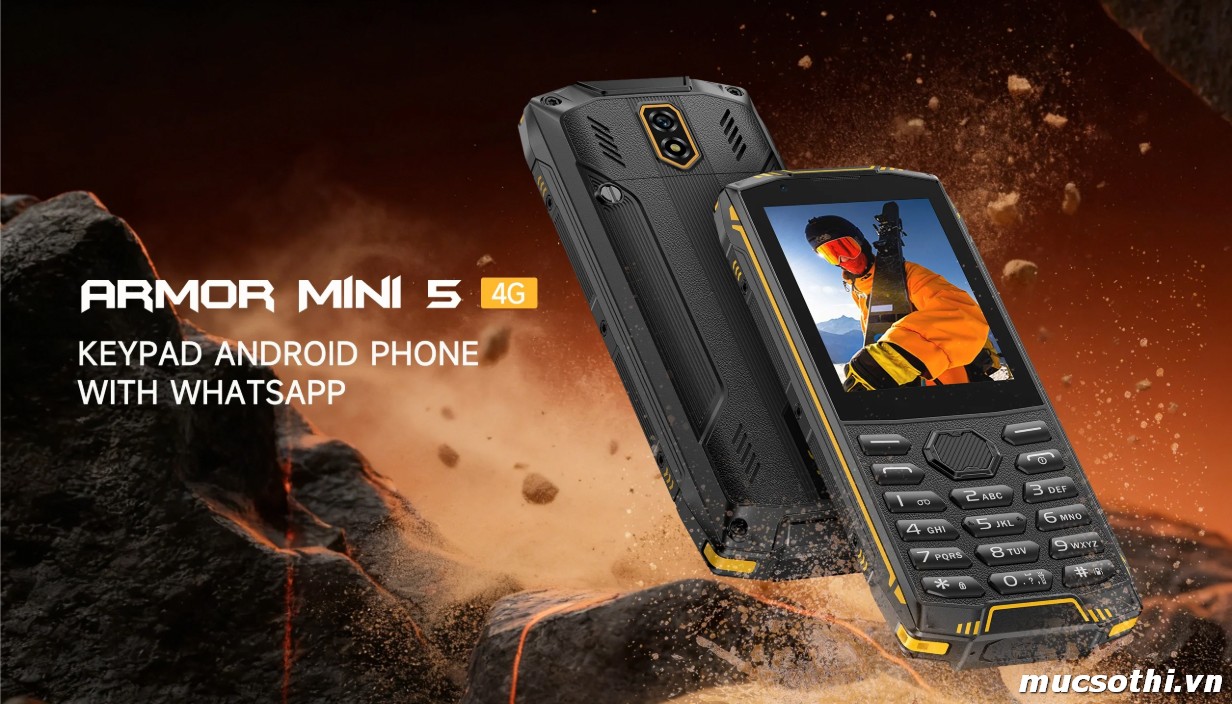 Mục sở thị điện thoại Armor Mini 5 chính hãng Ulefone đang được bán Giá Tốt + Khuyến mãi hấp dẫn tại Siêu Bền Pin Khủng - 09175.09195