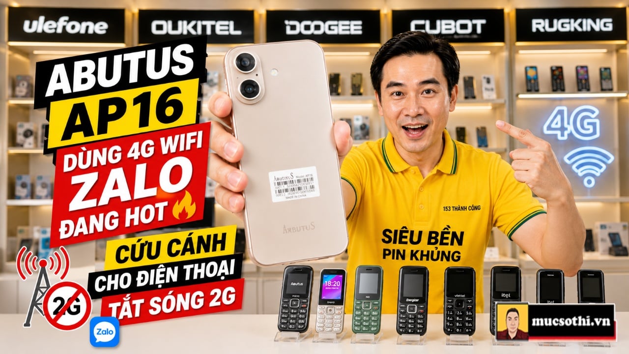 Điện thoại 4G phát Wifi Arbutus AP16 dùng được Zalo liên tục khan hàng vì người dùng di động tranh mua trước ngày cắt sóng 2G - mucsothi.com.vn