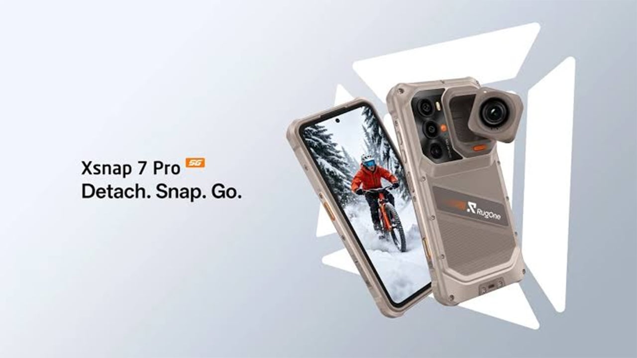 Rugone Xsnap 7Pro chiếc smartphone siêu bền pin khủng tích hợp camera hành động tháo rời linh động độc lạ - mucsothi.com.vn