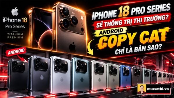 Sau khi Apple trình làng mở bán iPhone 18 Pro Series thì các hãng điện thoại Tàu Trung Quốc đua nhau tung những mẫu sao chép thiết kế để ăn theo - mucsothi.com.vn