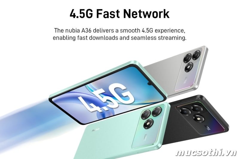 Mục sở thị Nubia A36 chính hãng ZTE đang được bán Giá Tốt + Khuyến mãi hấp dẫn tại Siêu Bền Pin Khủng - 09175.09195