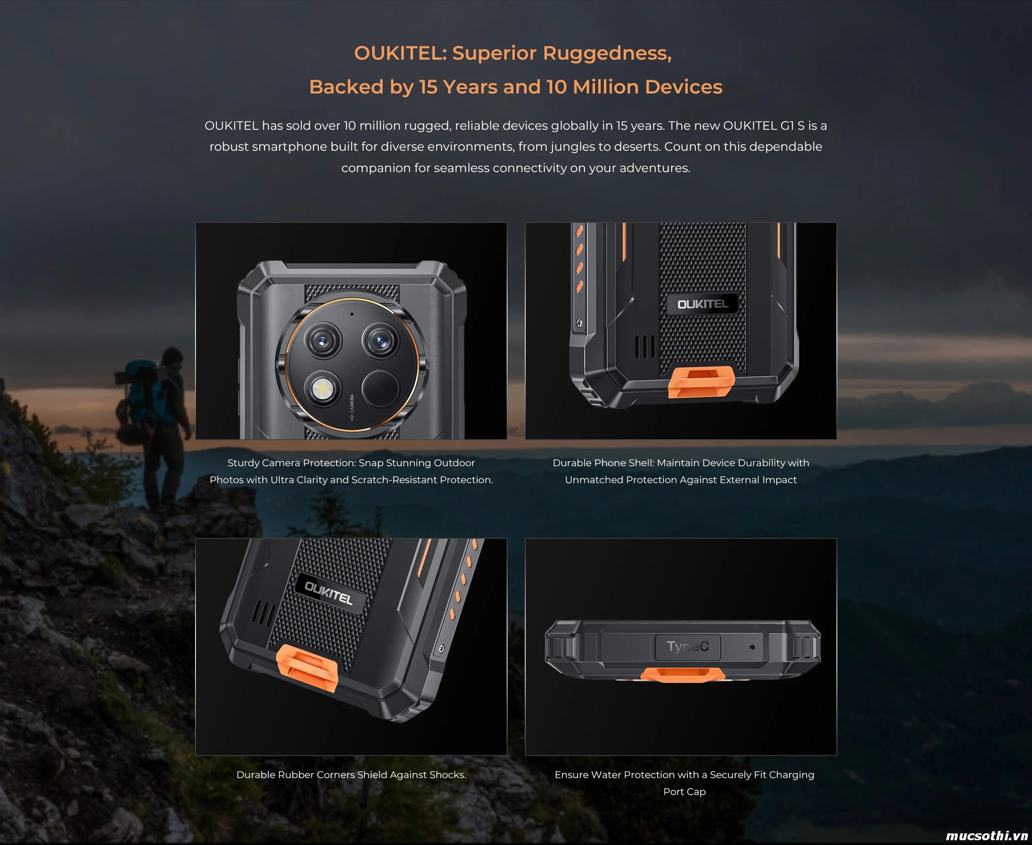 Mục sở thị G1s smartphone siêu bền pin khủng giá rẻ mới của Oukitel - 09175.09195