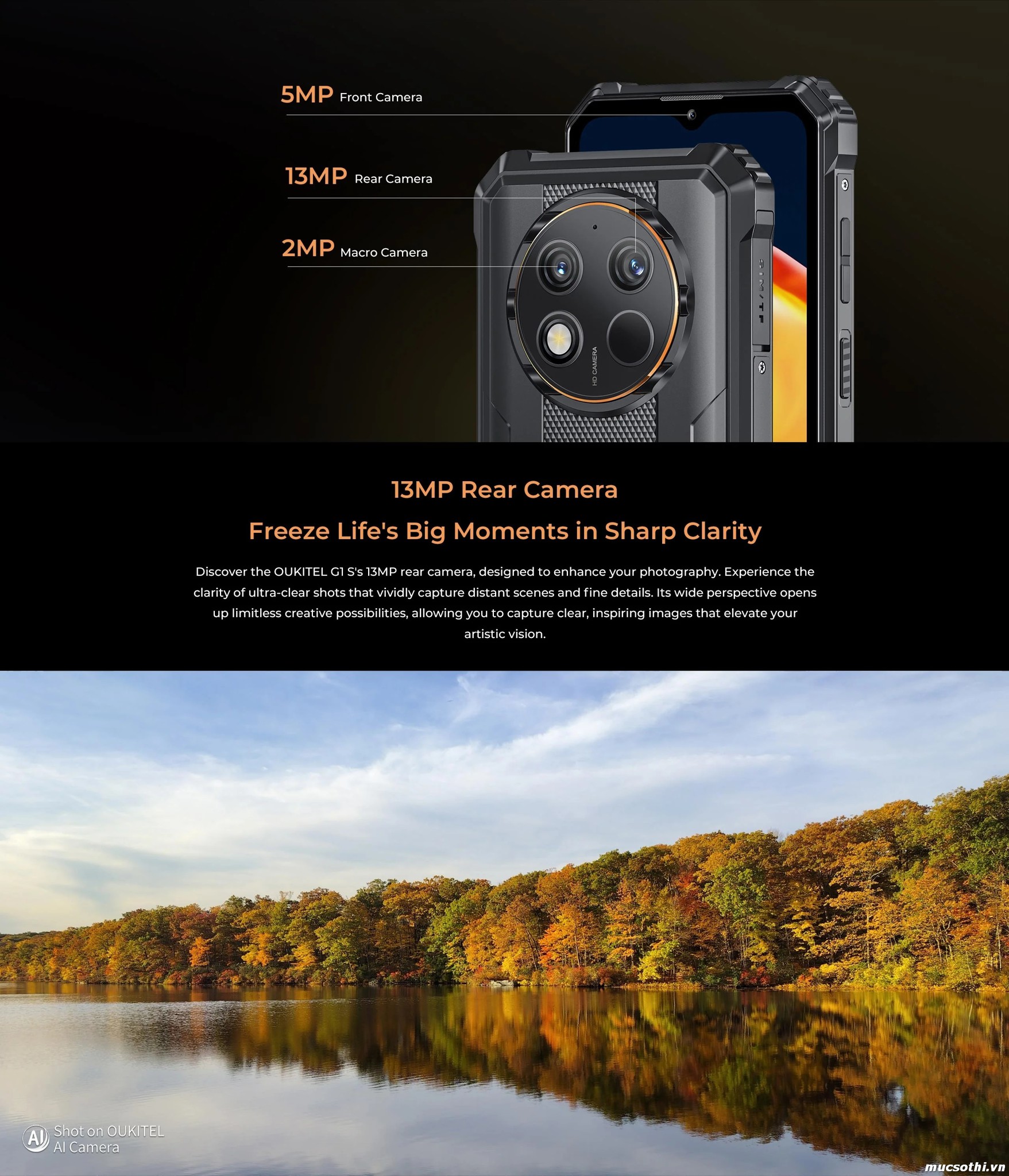 Mục sở thị G1s smartphone siêu bền pin khủng giá rẻ mới của Oukitel - 09175.09195