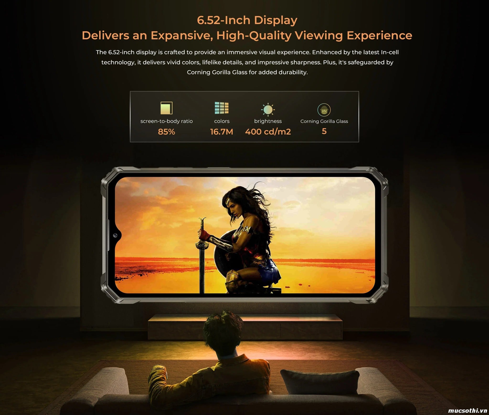 Mục sở thị G1s smartphone siêu bền pin khủng giá rẻ mới của Oukitel - 09175.09195