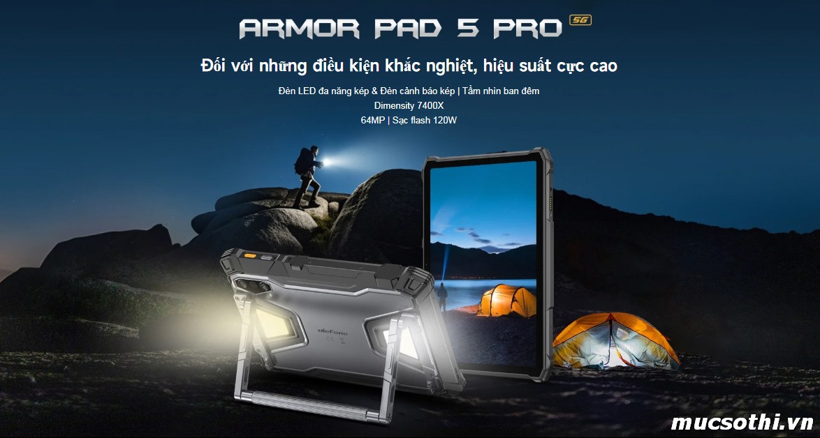 Smartphone Sờ To - Bán lẻ giá sỉ online giá tốt máy tính bảng 5G Ulefone Armor Pad 5 Pro chính hãng - 09175.09195