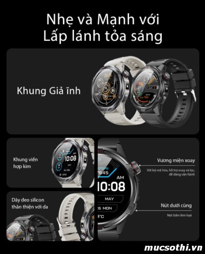 Mục sở thị giới thiệu đồng hồ thông minh Aolon Tetra R4 siêu bền chính hãng GIÁ TỐT - 09873.09873