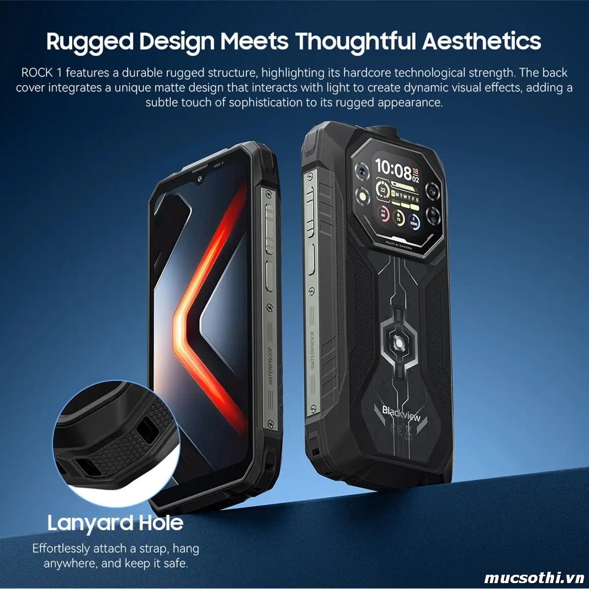 Mục sở thị Rock 1 chính hãng Blackview đang được bán Giá Tốt + Khuyến mãi hấp dẫn tại Siêu Bền Pin Khủng - 09175.09195