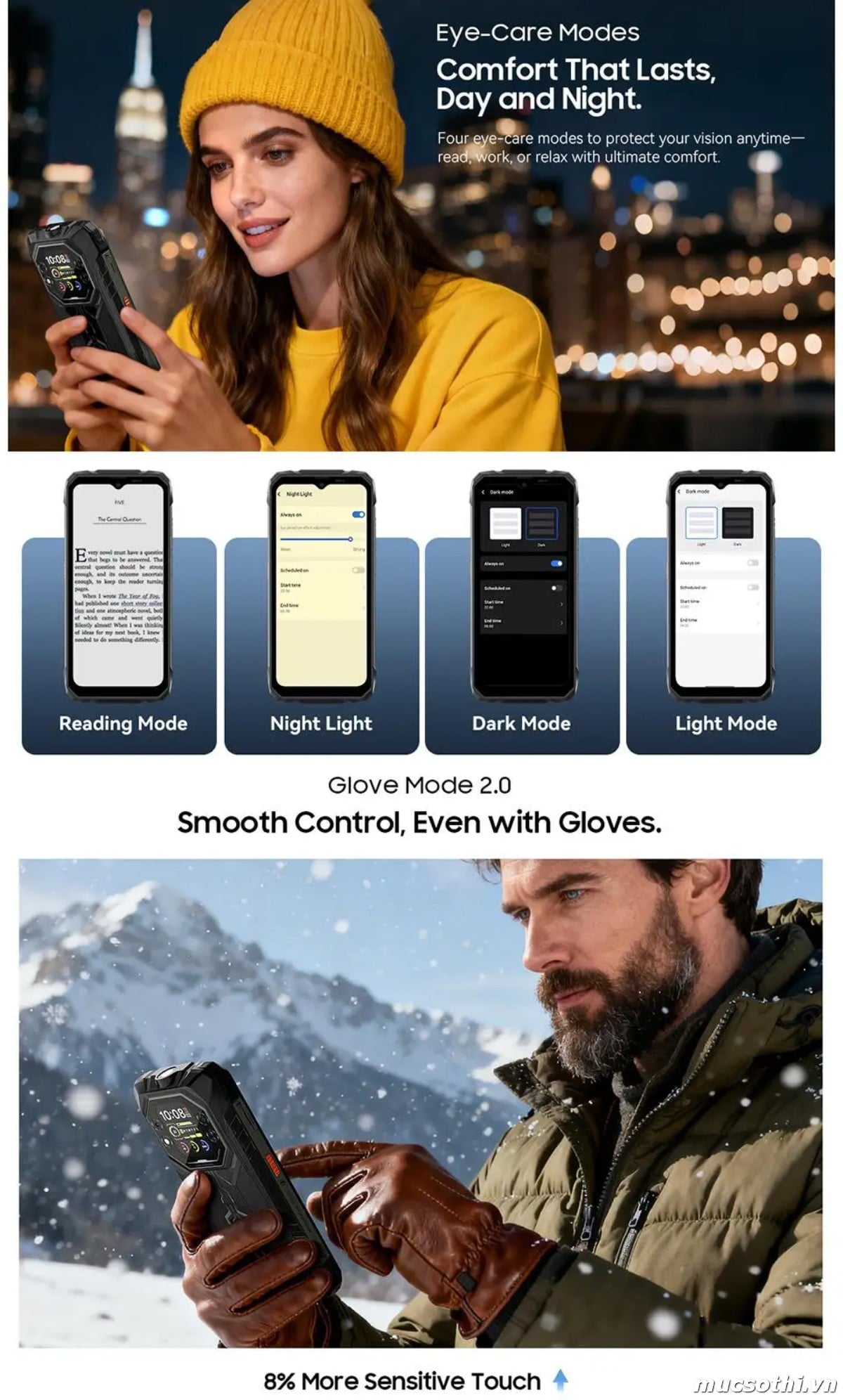 Mục sở thị Rock 1 chính hãng Blackview đang được bán Giá Tốt + Khuyến mãi hấp dẫn tại Siêu Bền Pin Khủng - 09175.09195