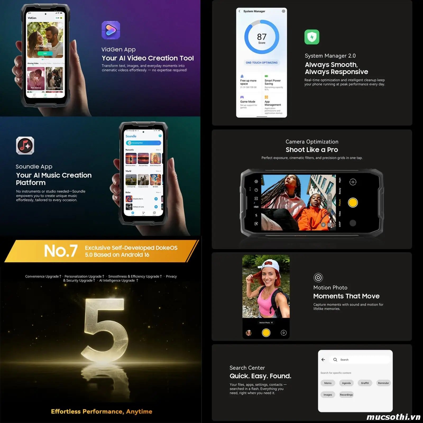 Mục sở thị Rock 2Pro chính hãng Blackview đang được bán Giá Tốt + Khuyến mãi hấp dẫn tại Siêu Bền Pin Khủng - 09175.09195