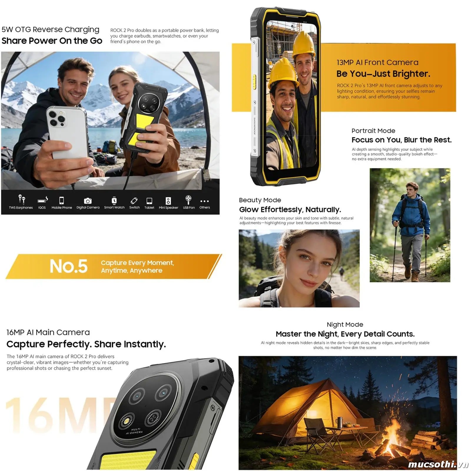 Mục sở thị Rock 2Pro chính hãng Blackview đang được bán Giá Tốt + Khuyến mãi hấp dẫn tại Siêu Bền Pin Khủng - 09175.09195