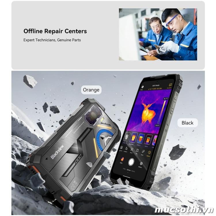 Mục sở thị Rock 3 chính hãng Blackview đang được bán Giá Tốt + Khuyến mãi hấp dẫn tại Siêu Bền Pin Khủng - 09175.09195