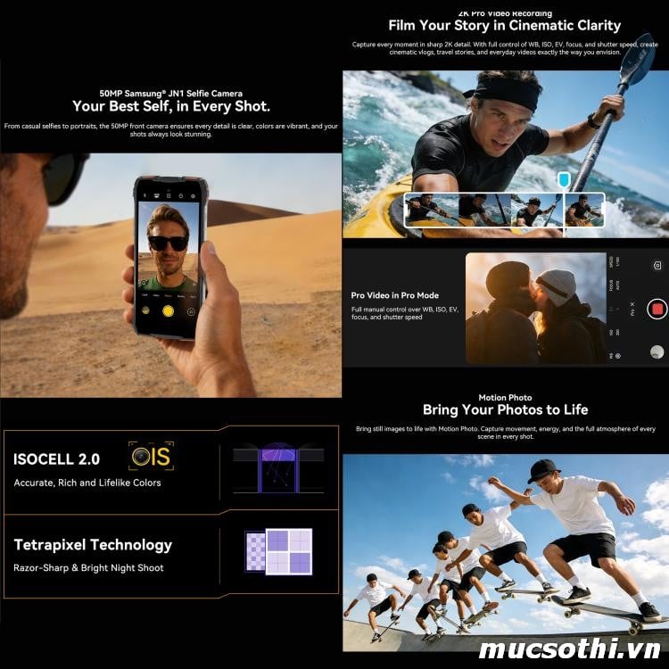 Mục sở thị Rock 3 chính hãng Blackview đang được bán Giá Tốt + Khuyến mãi hấp dẫn tại Siêu Bền Pin Khủng - 09175.09195